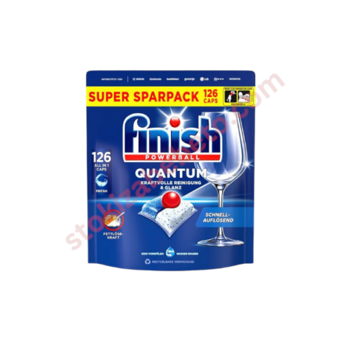 gimp Таблетки за съдомиална Finish Quantum/ Финиш Куантум , 126 бр - Image 1
