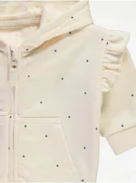 Spotty Frill Zip Up Hoodies 2 Pack - Image 2