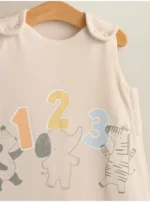 123 Jersey Cotton Sleep Bag 1 Tog - Set of 2 - Image 3