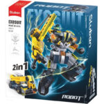 Конструктор Трансформер робот - камион с кран - Image 4