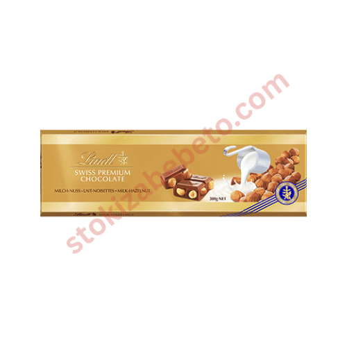 Untitled design - 2026-09-07T154623.720 Шоколад Lindt Swiss Premium Chocolate Milk Hazelnuts - Image 1