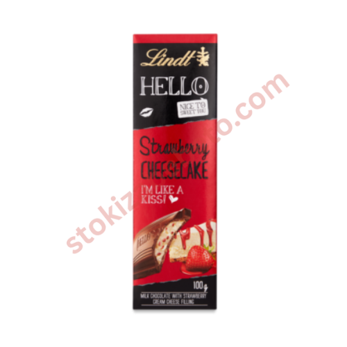 Untitled design - 2026-09-07T154956.705 Шоколад Lindt HELLO Strawberry Cheesecake - Image 1