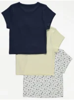 Malibu Melrose Ditsy Ribbed T-Shirts 3 Pack - Image 2