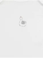 Swan Heart Print Short Sleeve Bodysuits 10 Pack - Image 4