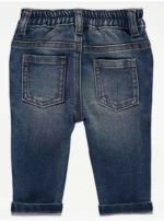 Navy Denim Skinny Jeans - Image 2