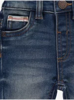 Navy Denim Skinny Jeans - Image 3