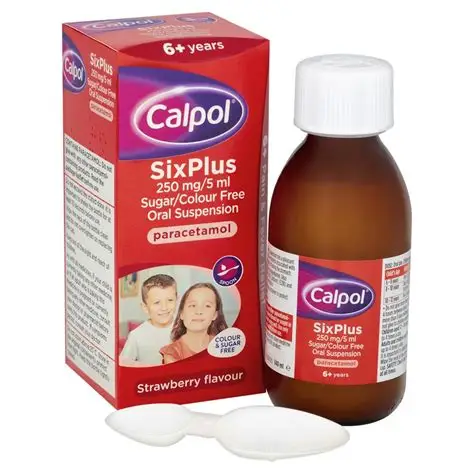 OIP (4) Calpol Six Plus/Kалпол 6 плюс без захар суспензия с Парацетамол 100 ml - Image 1