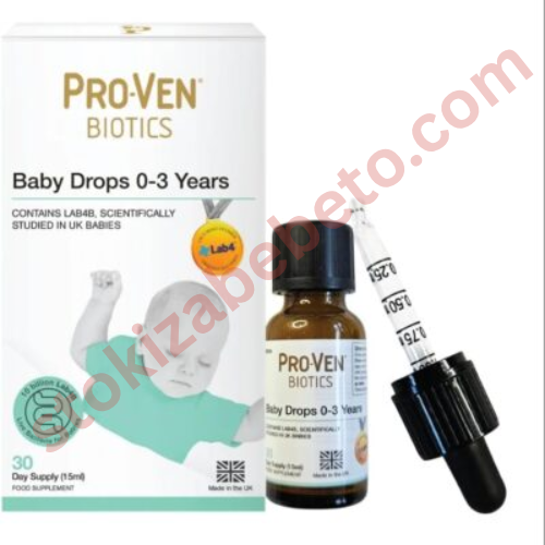 Untitled design (49) PRO-Ven Biotics пробиотик ежедневна добавка за бебета без аромат с бактерии Lab4B, 15 мл - Image 1