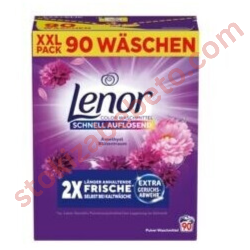 Untitled design (53) Прах за пране Lenor / Ленор , аметист и свежи цветя, 90 изпирания - Image 1