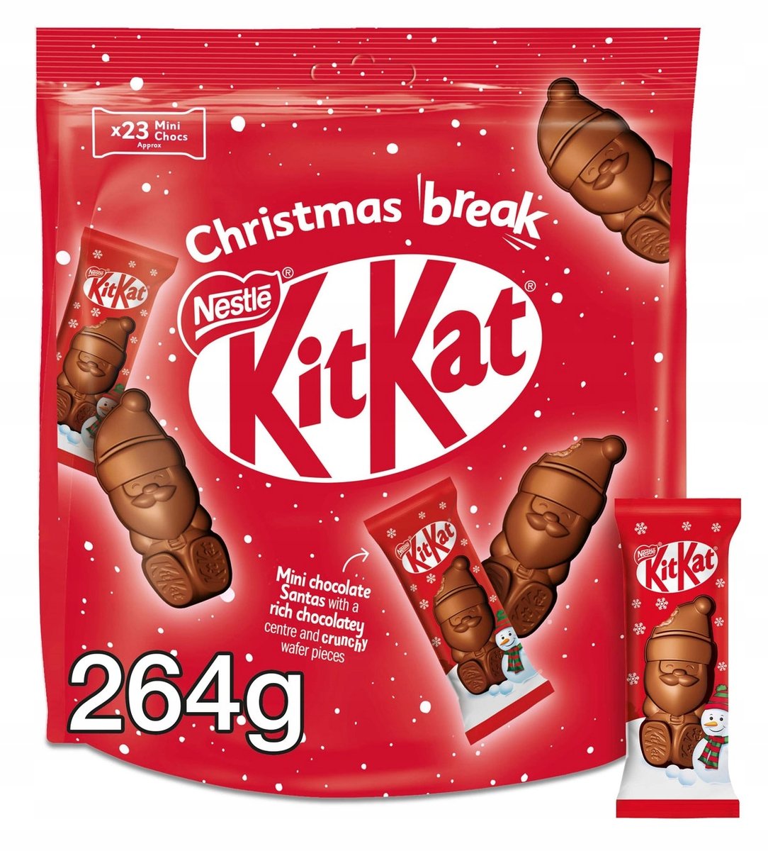 kit-kat-christmas-break-bag-264-g-swiateczna-wersja-mikolajki-prezent-b-iext208172132 Kit Kat Christmas Break 264 gr/ Kit Kat млечен шоколад Дядо Коледа 264 gr - Image 1