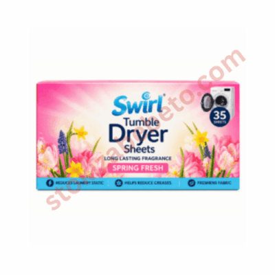 Swirl Spring Fresh ароматизиращи листчета за сушилня, кутия с цветя и 35 броя