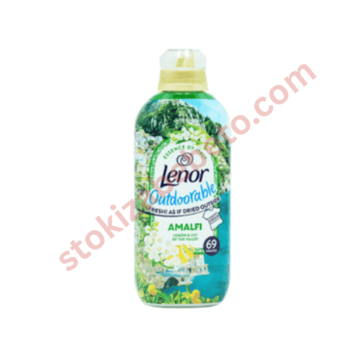 Lenor Outdoorable Amalfi омекотител с аромат на лимон и момина сълза, 968 мл за 69 пранета